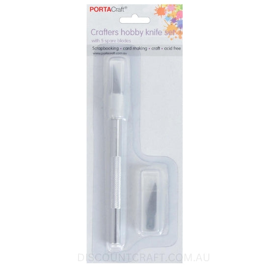 Hobby Knife Set with 5 spare blades
