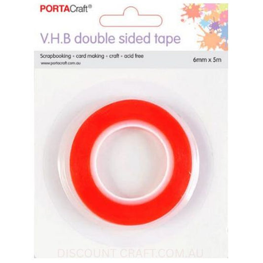 Very High Bond Tape 6mm x 5m 
Item 125823