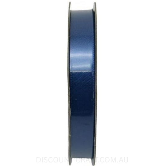Satin Ribbon Double Sided 9mm x 6 metres - Navy