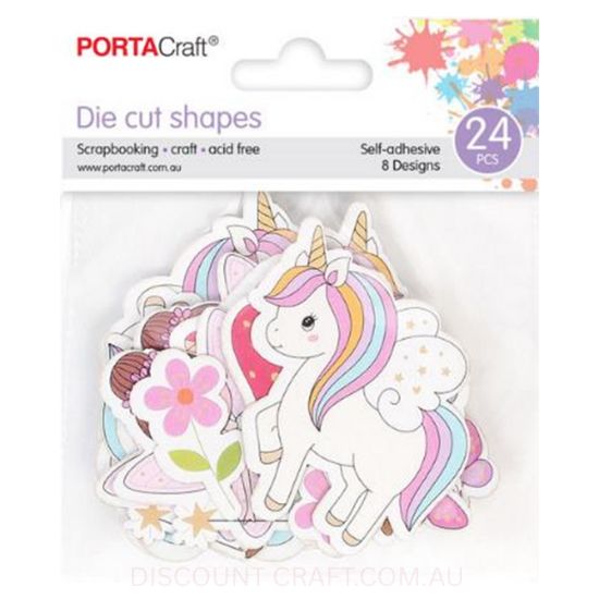 Self-Adhesive Die Cut Shapes - Magical World 24pk
