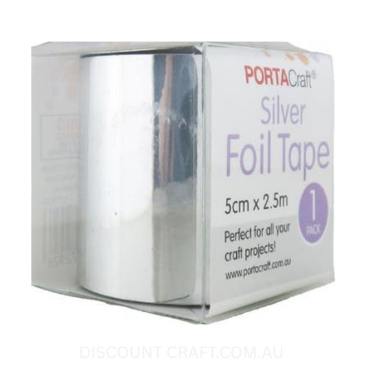 Silver Foil Tape 5cm x 2.5m