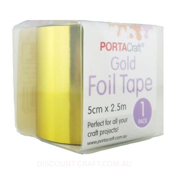 Gold Foil Tape 5cm x 2.5m