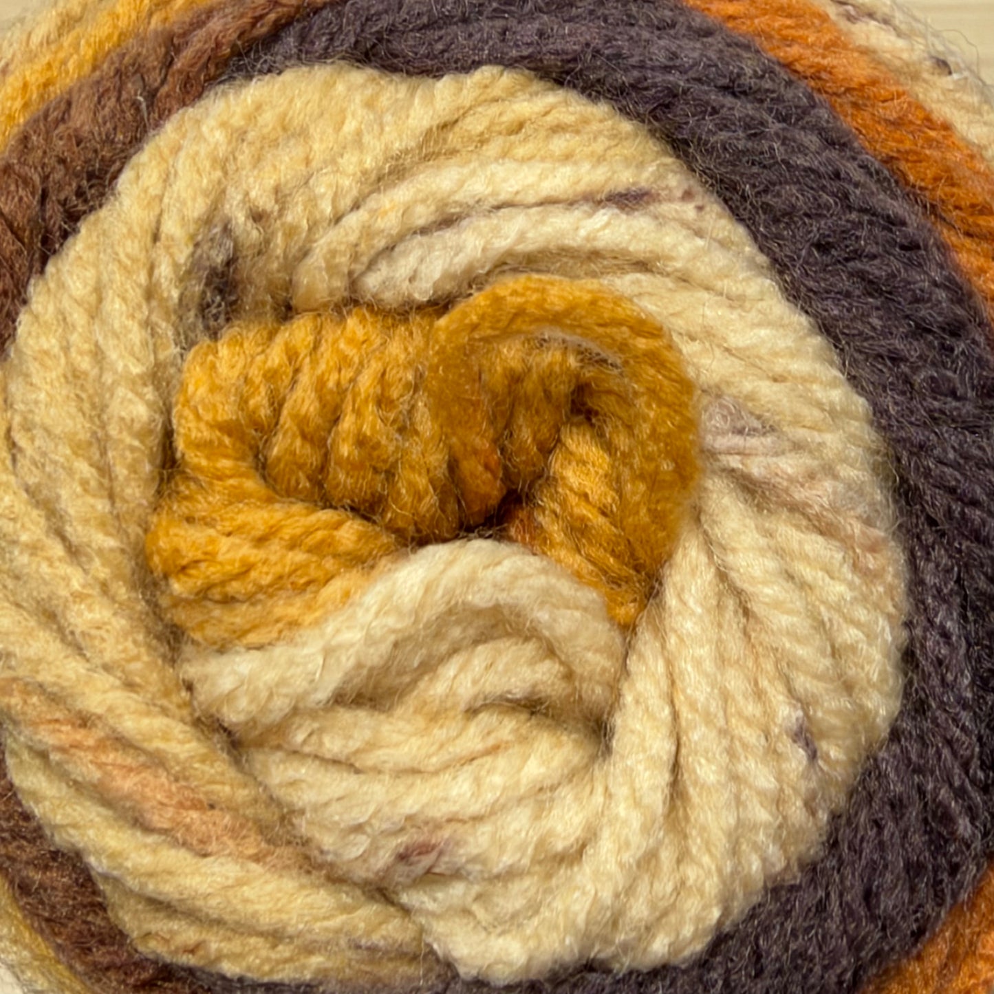 Stripes Acrylic Yarn 100g 188m 8ply - Latte
