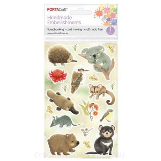 Handmade Embellishments - Aussie Bush