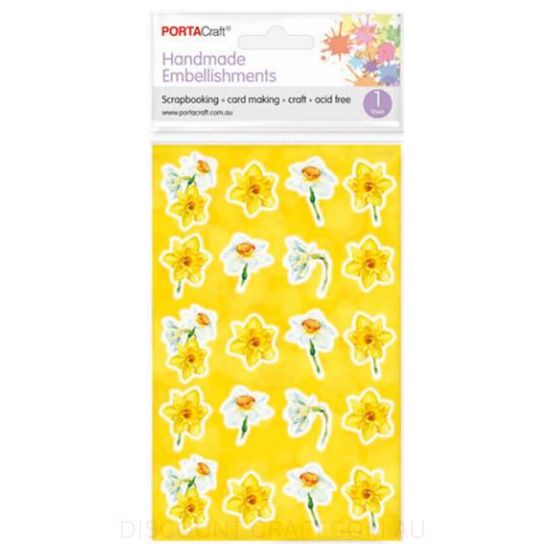 Handmade Embellishments- Daffodils