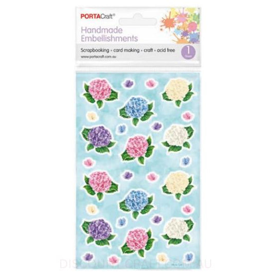 Handmade Embellishments - Hydrangea Flowers