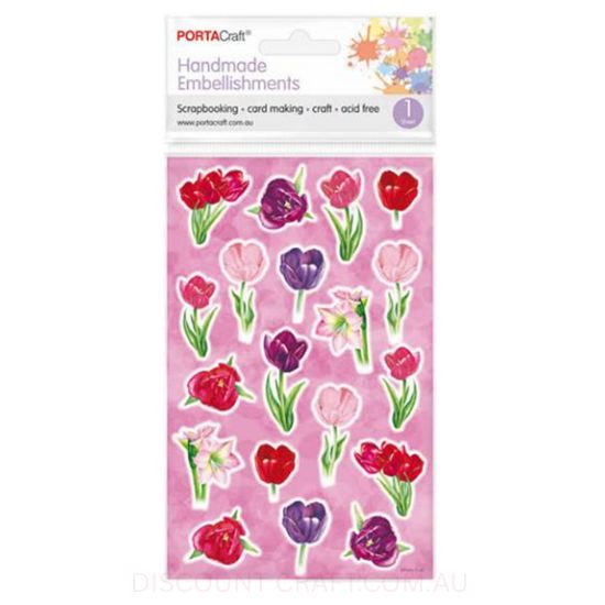 Handmade Embellishments - Tulips