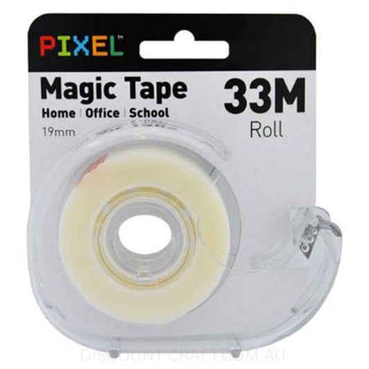 Magic Tape 19mm x 33m with dispenser