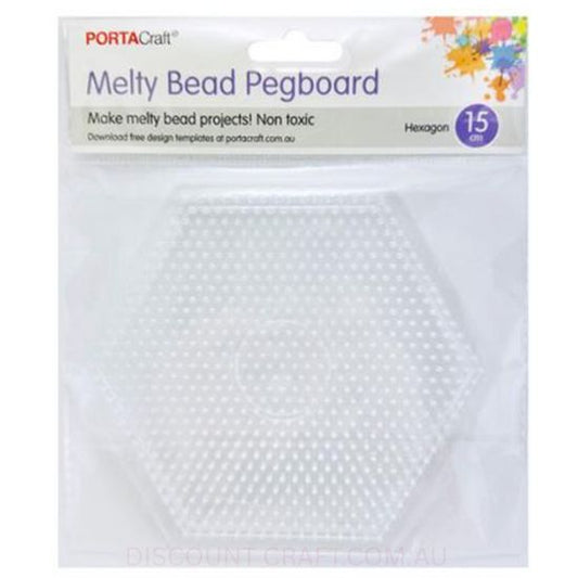 Melty Bead Pegboard - Hexagon 15cm