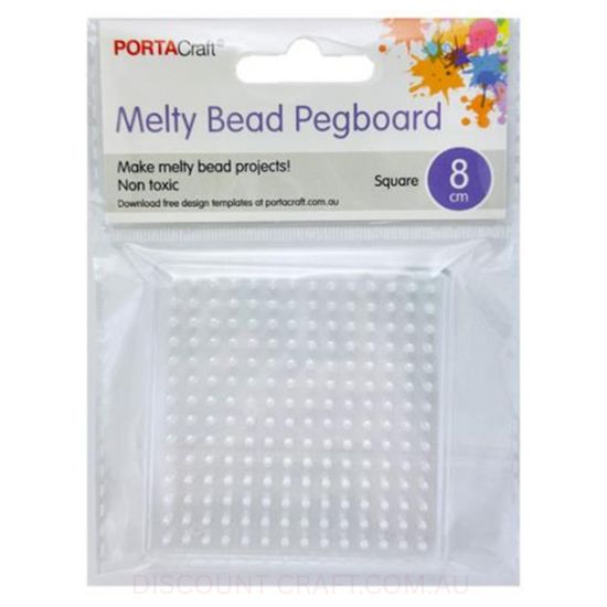 Melty Bead Pegboard - Square 8cm