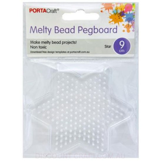 Melty Bead Pegboard - Star 9cm