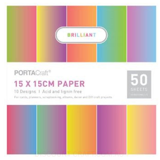 Paper Pattern Pad - Brilliant 15x15cm