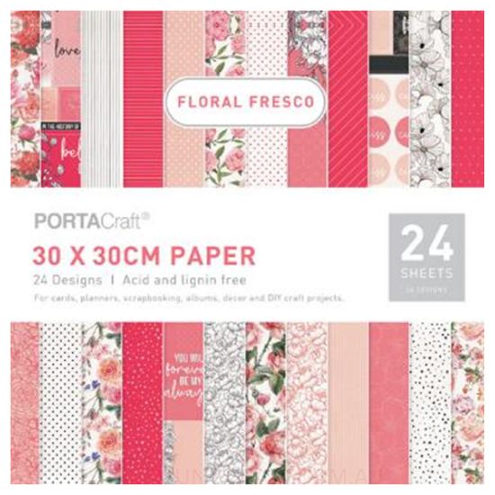 Paper Pattern Pad - Floral Fresco 30x30cm
