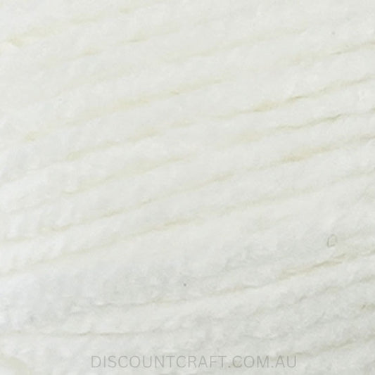 Acrylic Yarn 100g 189m 8ply - Day Dream White