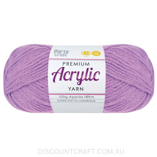 Acrylic Yarn 100g 189m 8ply - Jasmine