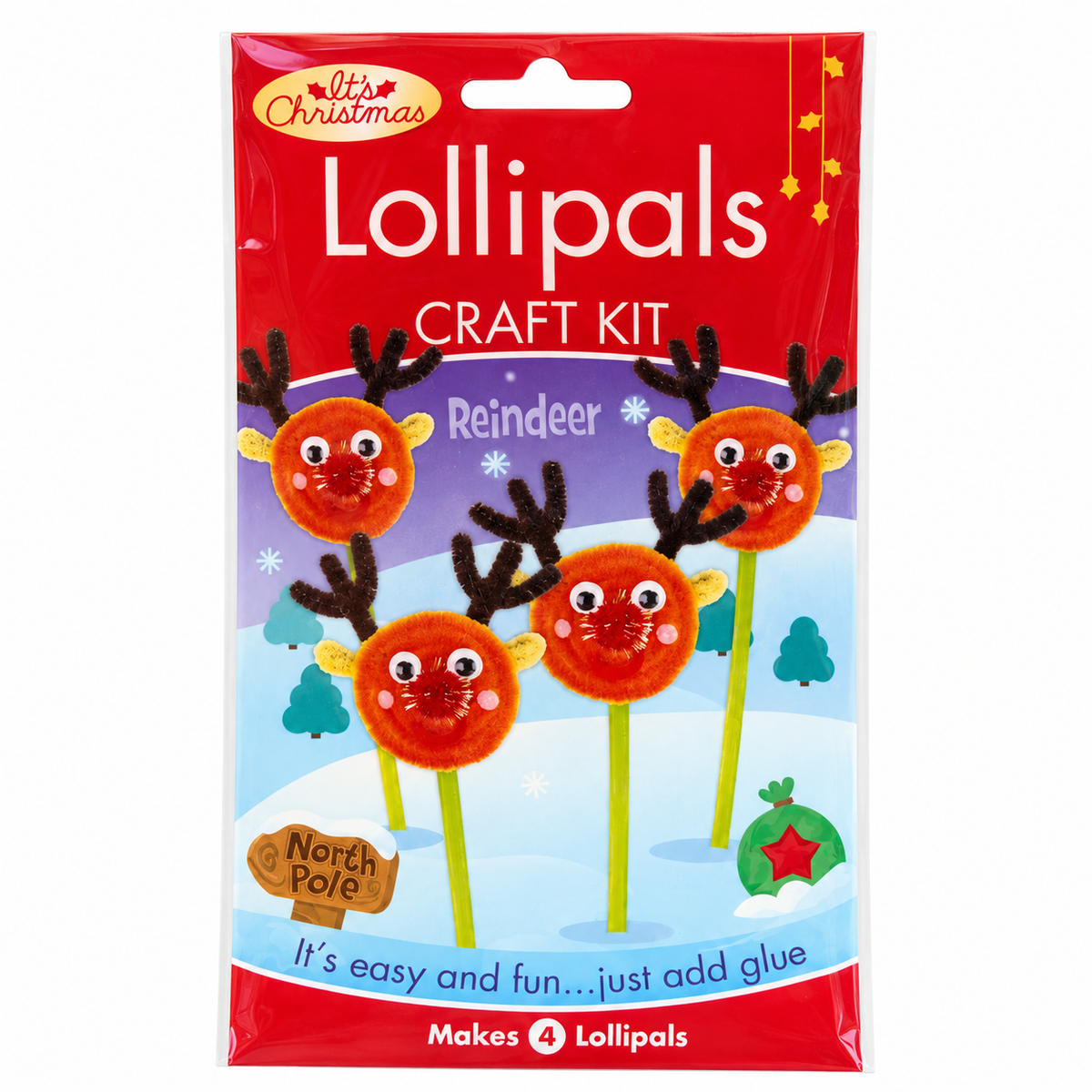 DIY Lollipals Christmas Craft Kit – Reindeer