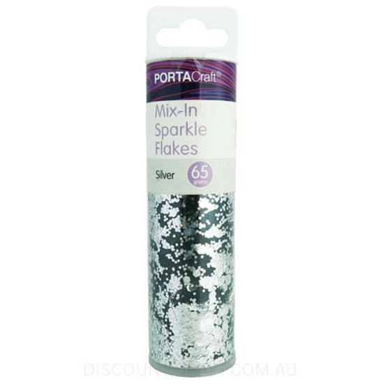 Resin Mix-Ins - Sparkle Flakes Silver 65g