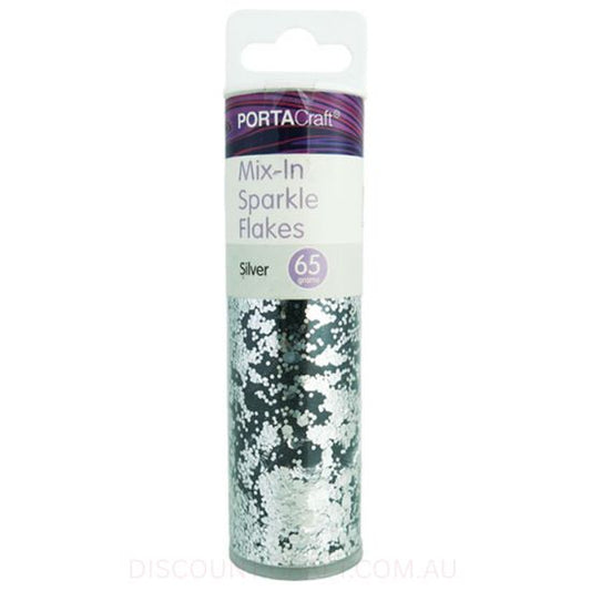 Resin Mix-Ins - Sparkle Flakes Silver 65g