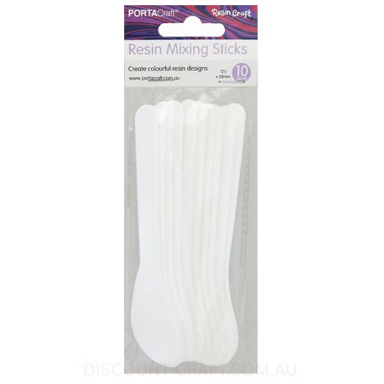 Resin Tool Mixing Sticks - 125x28mm 10pk