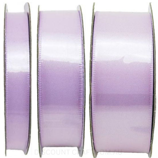Satin Ribbon Double Sided - Mauve - 6mm x 8 metres