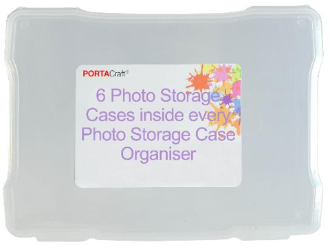 Photo Craft Organiser Case with 6 Photo Cases