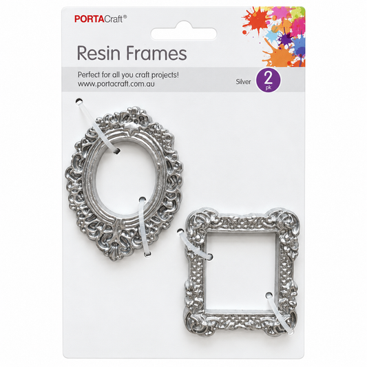 Resin Frames 2pk - Silver