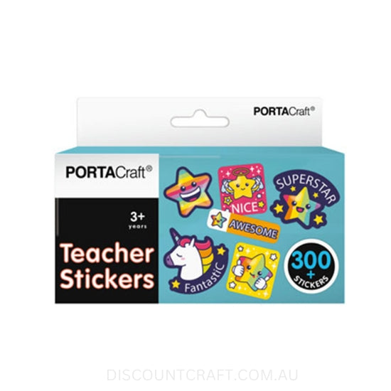 Teacher Merit Stickers 300pk - Blue Box