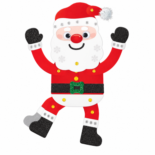 Make Your Own Movable Santa Craft Kit