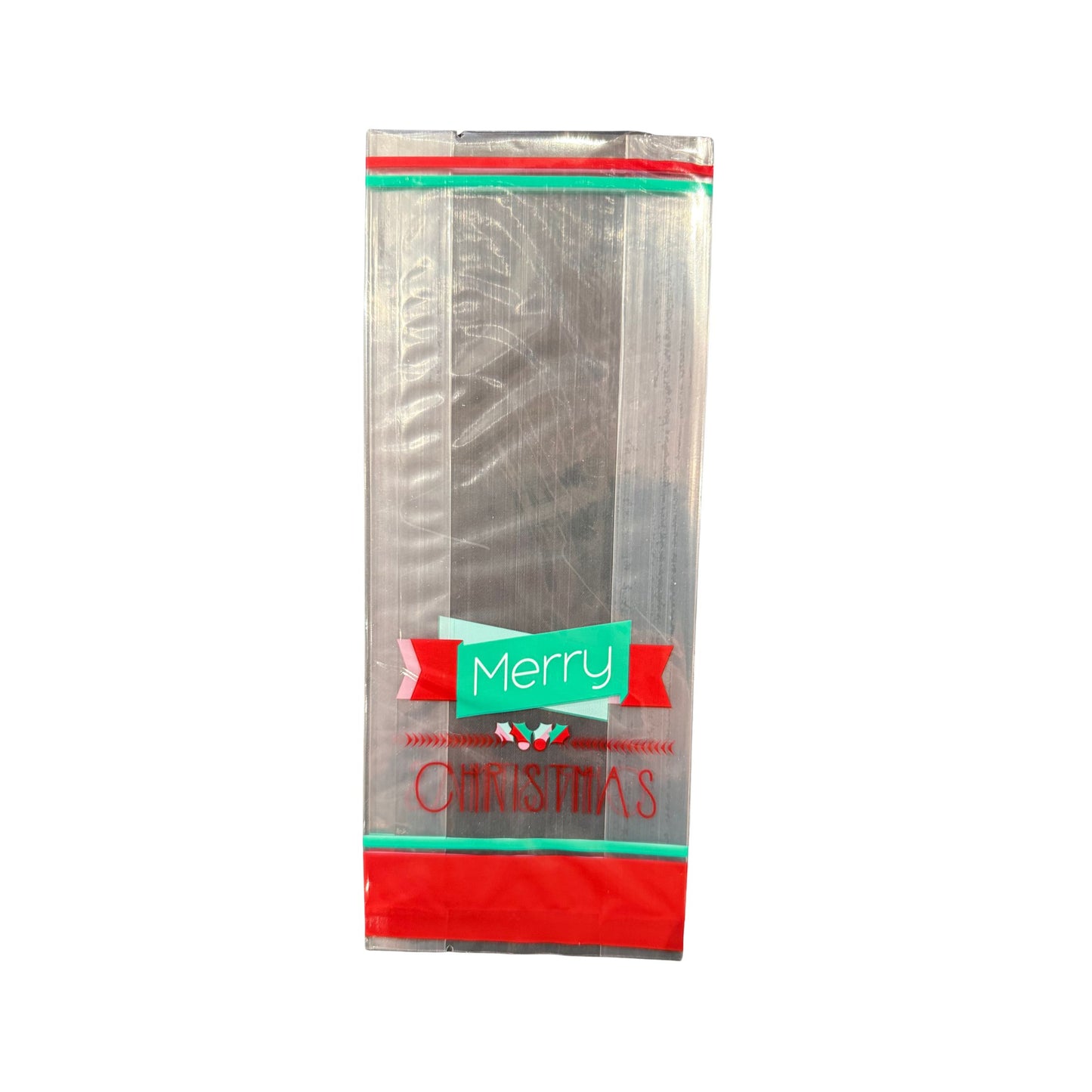 Cello Treat Bags 10pk - Merry Christmas