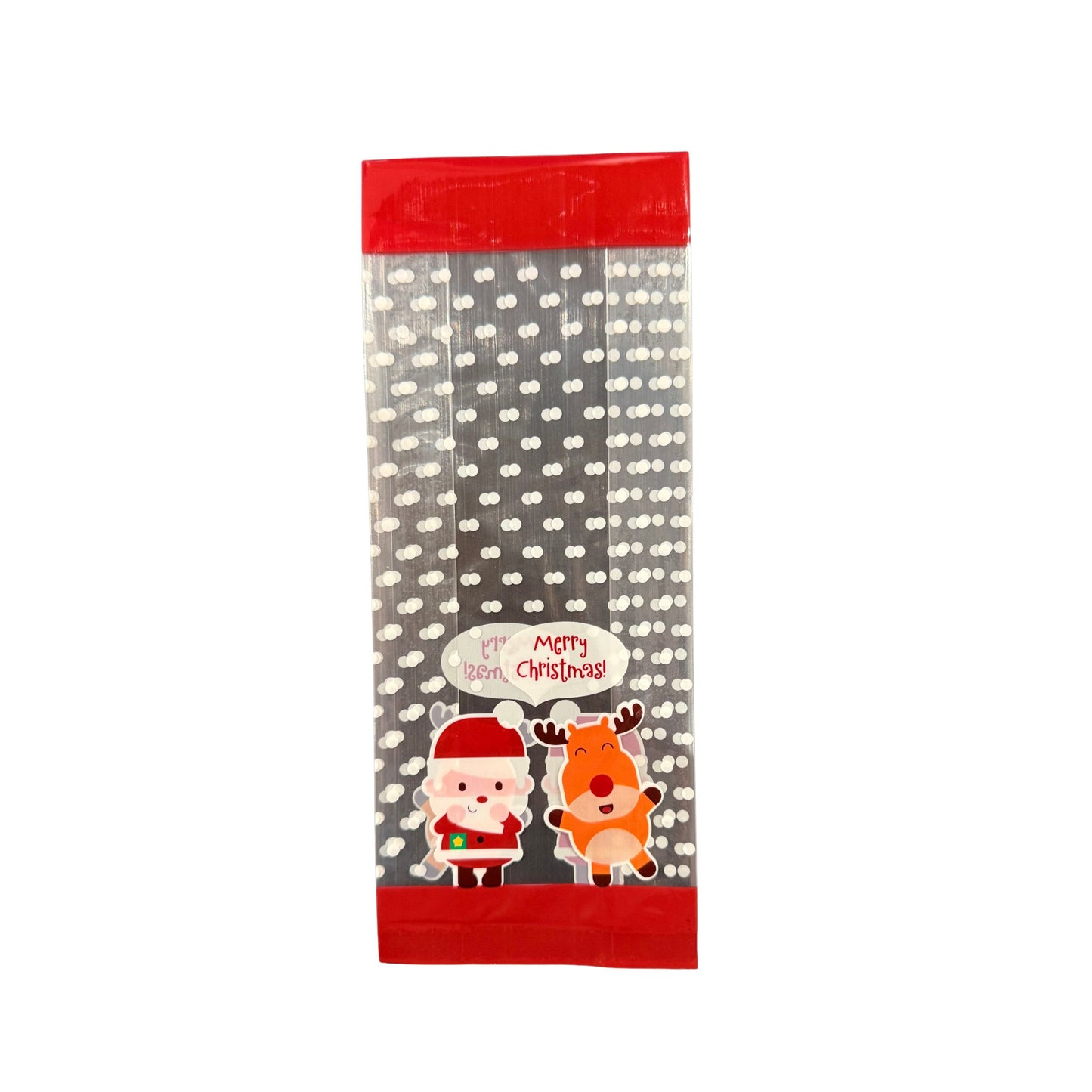 Cello Treat Bags 10pk - Santa & Reindeer