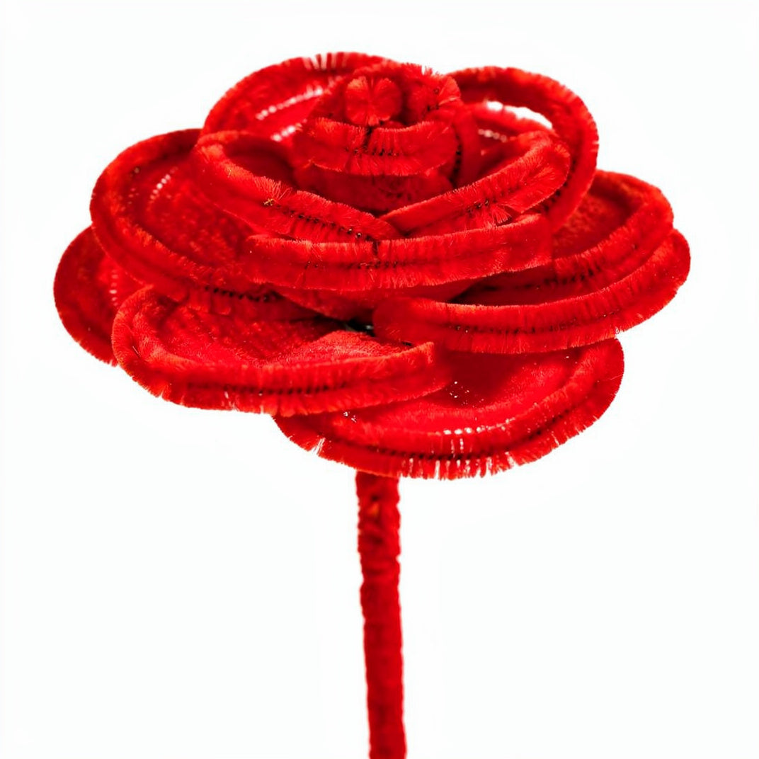 Chenille Stems 6mm 50pk - Red