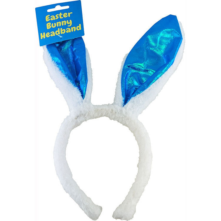 Easter Coloured Foil Bunny Ears Headband