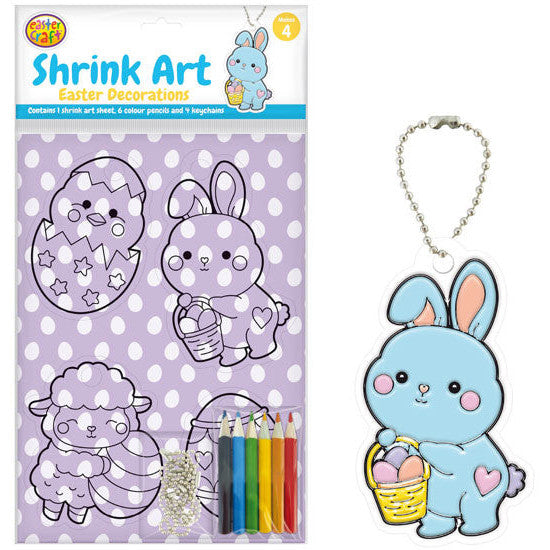 Easter Shrink Art Decoration Craft Kit
