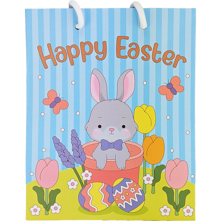 Easter Gift Bag with "Happy Easter" Design