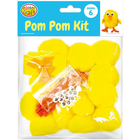 Easter Pom Pom Chick Craft Kit