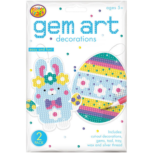 Easter Gem Art Hanging Decorations Kit