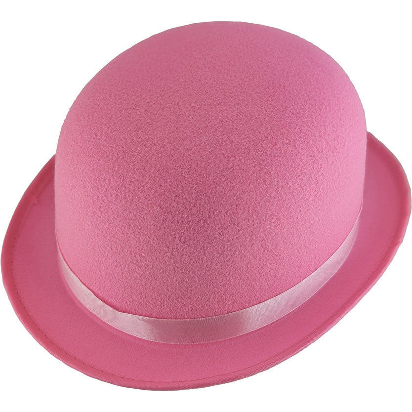 Easter Felt Bowler Hat 26cm - Pink