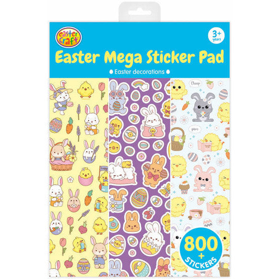 A4 Easter Mega Sticker Pad with 800+ Stickers