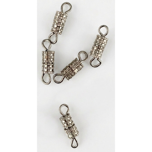 Barrel Clasps 14x3.75mm 5 Pack - Iron