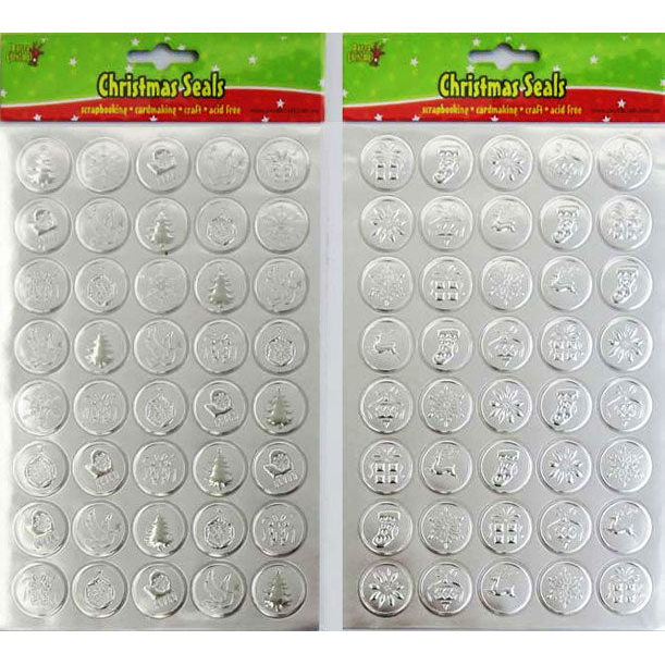 Porta Craft Christmas Gift & Envelope Seals 40pk