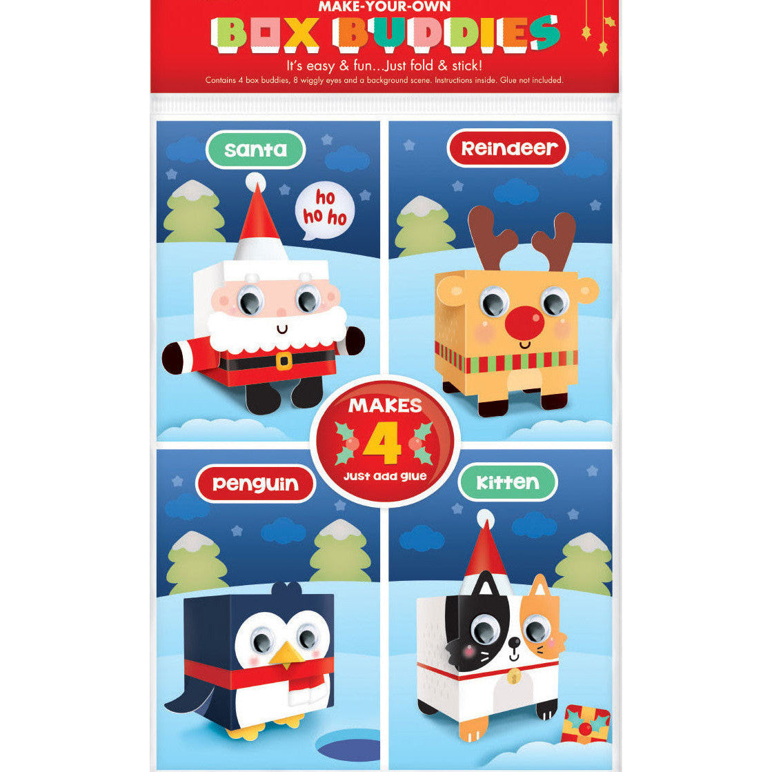 Box Buddies Character Christmas Craft Kit