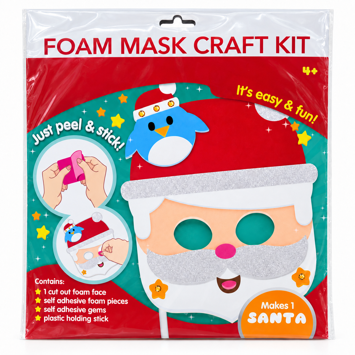 Christmas Mask Craft Kit - Santa