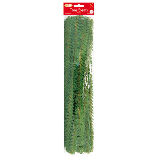 Christmas Tree Craft Stems 30cm 10pk