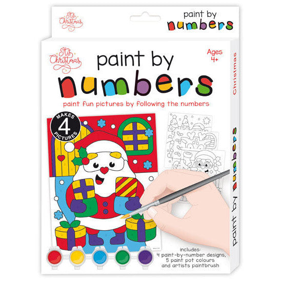 Christmas Paint By Numbers 4pk