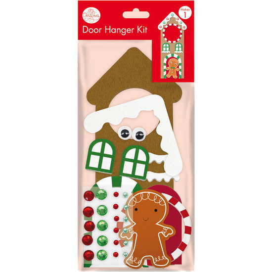 Wooden Christmas Door Hanger Craft Kit