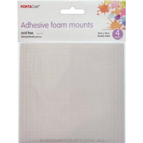 Double Sided Adhesive Foam Mounts 5mm Square 3600pc