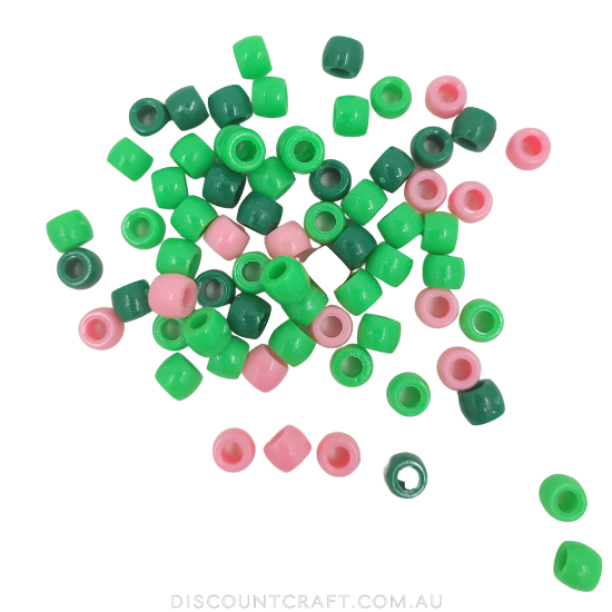 Pony Beads - 150 pack - Orange