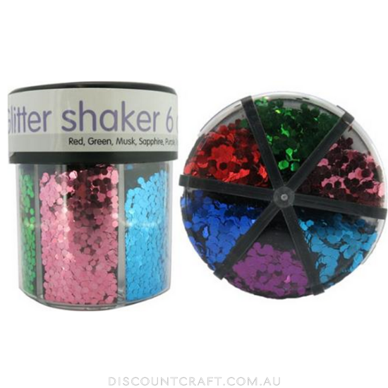 Glitter Shaker 6 way - Chunky A