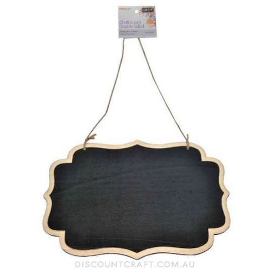 Chalkboard Double Sided - Flourish 260mm x 189mm