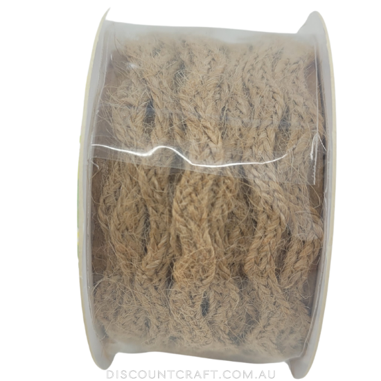 Burlap Trim Rolls 2m - Wavy Design